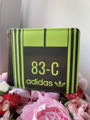 Adidas 83-C Chaqueta Verde Lima Estilo Hombre Cartera Foto 1 de 3