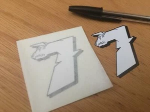Carlos Checa Raza Número 7 - Blanco (Par muy pequeño) VENDEDOR DEL REINO UNIDO - Imagen 1 de 1