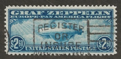 US C15 - $2.60 Graf Zeppelin issue - used, VF 90, PSE cert - Image 1 of 3