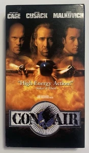 Con Air VHS Movie Sealed 1995 Nicholas Cage Cusak Malkovich - Picture 1 of 3