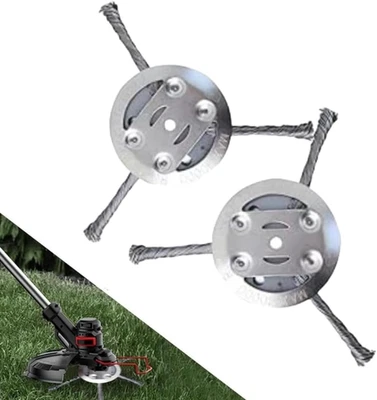 Unkrautbürste Für Freischneider, 2 Stück Unkraut Entferner Gerät, Wildkrautbürst - Bild 1 von 4