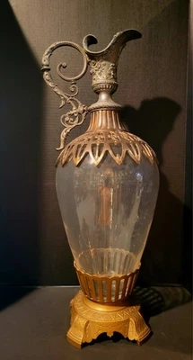  Standing Apothecary Show Globe!!  Elegance From The Victorian Era Of Drug Store - Image 1 of 4