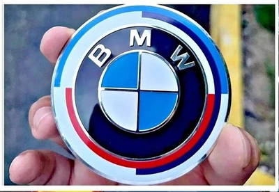 1PC 50th Anniversary Front 82MM Fit For BMW Emblem Logo Badge 511481323275 NEW Foto 1 de 4