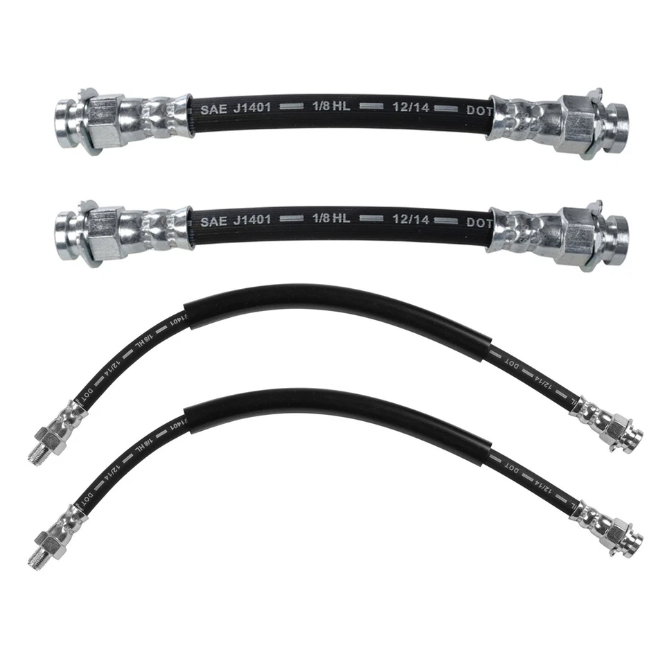 Sunsong Front & Rear Brake Hydraulic Hose Kit for Jeep CJ5 CJ5A CJ6 CJ6A Willys - Image 1 of 1