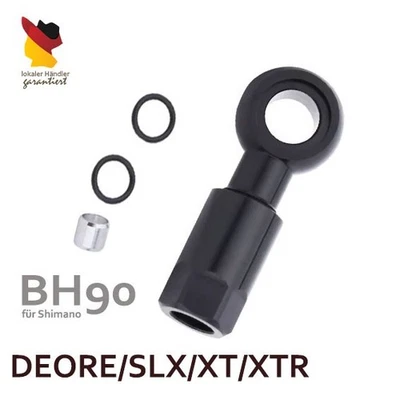 MARKENLOS Banjo Anschluss Connector Set für Leitungen von Shimano SLX / XT / XTR BH90