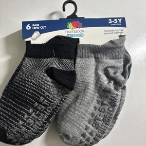 Fruit Of The Loom 6 Pair Low Cut Socks Size 3-5y - Picture 1 of 2