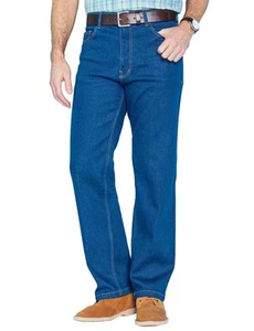 Pantalones de mezclilla para hombre en tela elástica elegantes y flexibles de Pegasus - Imagen 1 de 15