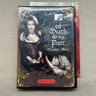 Til Death Do Us Part: Carmen + Dave (DVD Uncensored 2004) MTV Electra Navarro + - Image 1 of 4