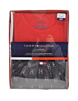 Tommy Hilfiger Conjunto de Pijama de Vellón de 2 Piezas para Hombre Talla Pequeña ¡Nuevo! Foto 1 de 2
