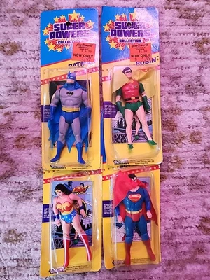 Kenner Super Powers Collection 1986. Batman, Robin, Wonder Woman, Superman Foto 1 de 4