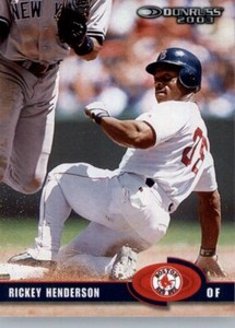 2003 Donruss -  #99 Rickey Henderson