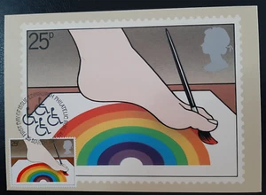 (GBR-113) GROSSBRITANNIEN 1981 Bild Postkarte JAHR DER BEHINDERTEN MENSCHEN - Bild 1 von 1