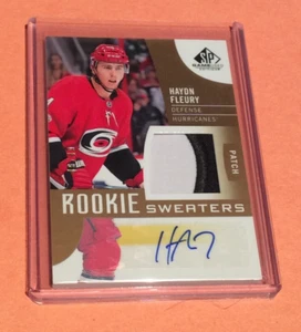 2017-18 SP Game Used Haydn Fleury Rookie Lot 3 Card RPA /49 See Description - Picture 1 of 4