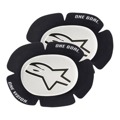 Alpinestars 2024 GP Sport Evo Knee Sliders Black White MX Motocross Off Road