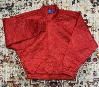 adidas red floral jacket