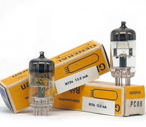 MATCHED PAIR PC86/4CM4 GENERAL NOS TUNGSRAM Tube Valve Valvula 진공관 Lampe 真空管 电子管 - Picture 1 of 1