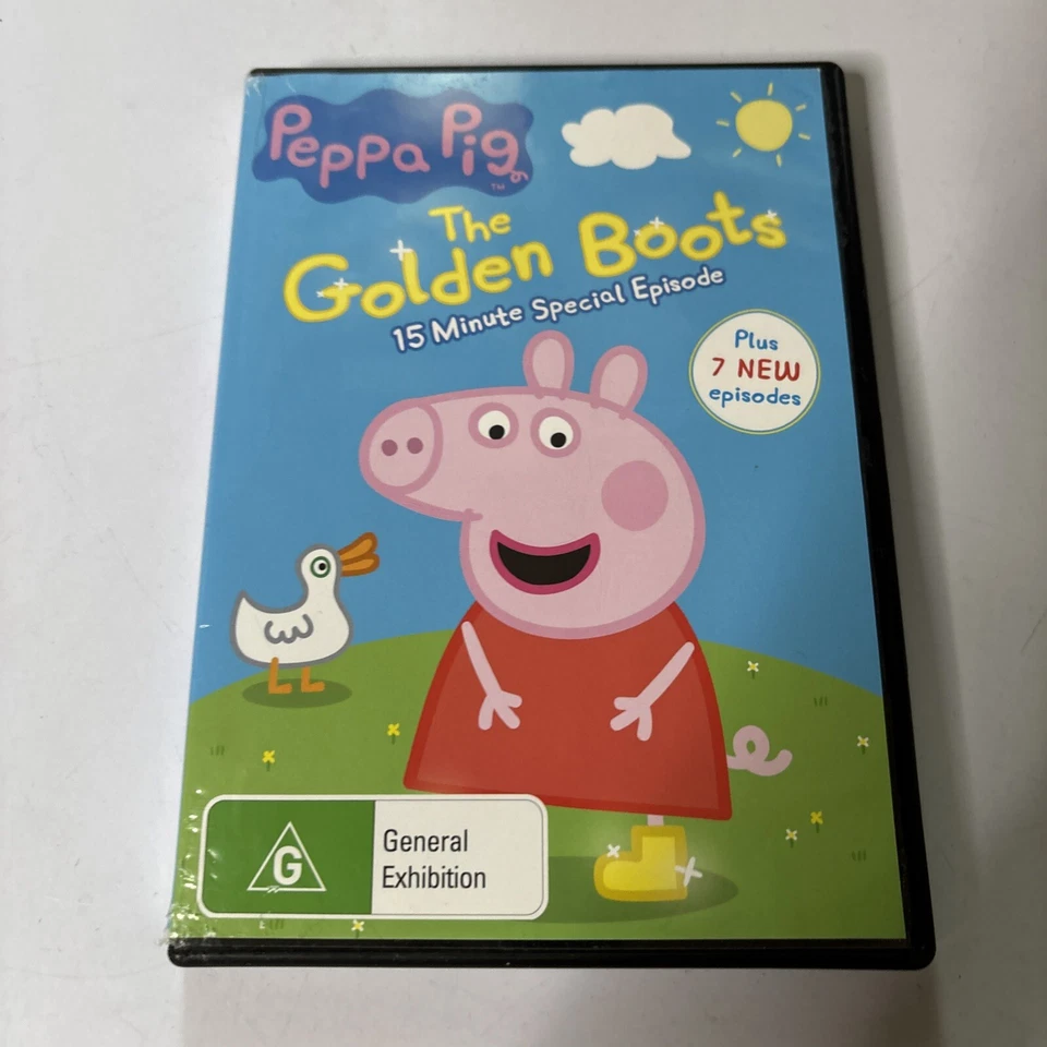 Peppa Pig - The Golden Boots (DVD, 2015) Region 4 - image 1 of 3