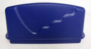 Tupperware Impressions Large Butter Dish Tokyo Blue Holds Up To 1 Pound  - Picture 1 of 10