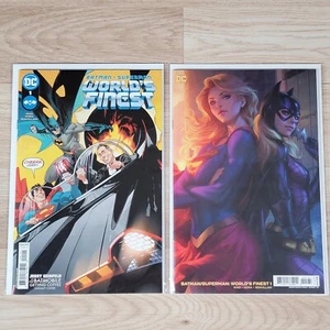 Batman Superman Worlds Finest #1 Seinfeld Artgerm DC Comics 2022 Lot of 2 - NM - Picture 1 of 3