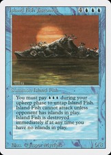 1X Island Fish Jasconius Revised Edition MP MTG CARD