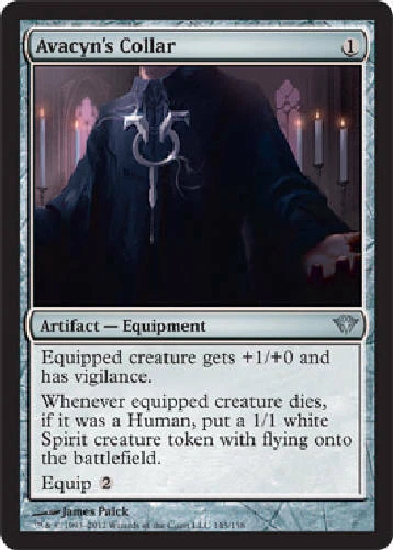 AVACYN'S COLLAR Dark Ascension MTG Magic the Gathering Cards DJMagic - Image 1 of 1