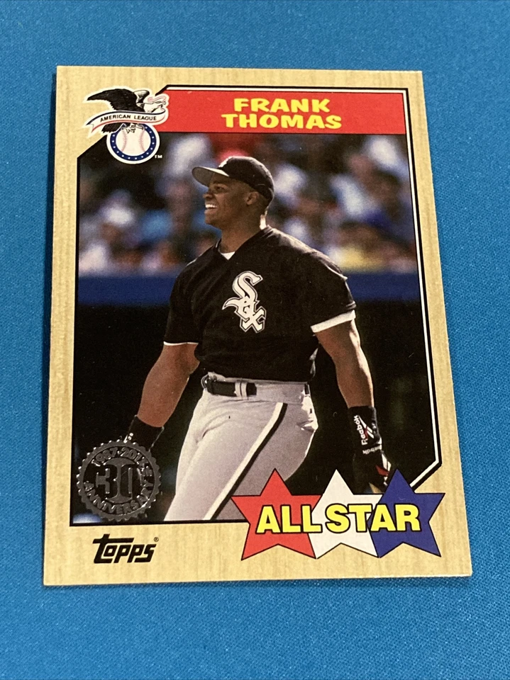 2017 Topps 1987 Design Frank Thomas #87-175 HOF SP HTF - Image 1 of 2