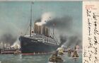 Vintage 1906 Harbor Scene New York Postcard - Featherston - Medico - Philly
