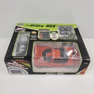 Nikko Mini Evolution Kit The Fast And The Furious Acura NSX RC Car Orange HTF - Picture 1 of 17