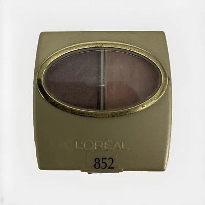 L'Oreal Wear Infinite Eye Shadow Duo Discontinued 852 Satin Taupe Shade NEW - Image 1 of 4