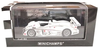 MINICHAMPS 1/43 Audi R8 24H Le Mans 2002 Audi Sport J Team Goh. (400021205) - Image 1 of 4
