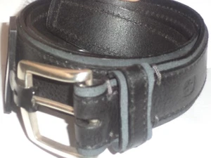 Swiss Army Logo Genuine Leather Belt Black Size 32-Style SG707A - Picture 1 of 7