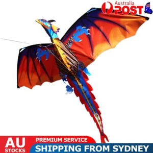 Colorful Kite Animal 3D Dragon Long Tail Outdoor Flying Kites for Children Toys - Picture 1 of 12