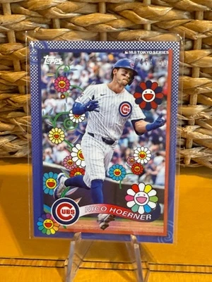 R0298 2025 Topps World Tour Tokyo Takashi Murakami Blue /150 Nico Hoerner - Image 1 of 2