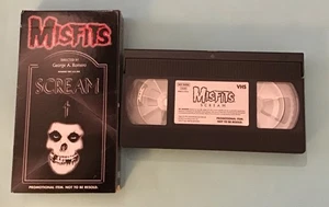 Misfits George A. Romero Scream 90’s VHS TAPE PROMO 1999 - Foto 1 di 3