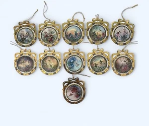 Set Of 11 Bradford Editions Beautiful Hummingbird Ornament Collection - Picture 1 of 4
