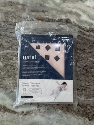 Pijama Nanit Breathing Wear 3-6M rosa rubor 100 % algodón ropa de dormir - nuevo sellado Foto 1 de 4