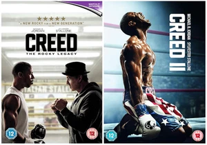 🆕DVD BUNDLE: CREED (2015) & CREED II (2018) RGN 2 BBFC 12 ROCKY SAGA APOLLO - Picture 1 of 1