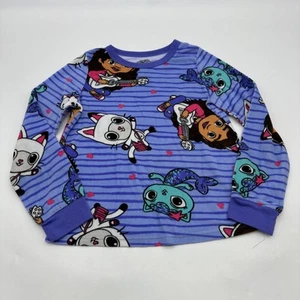 Dreamworks Gab 3Y’S Doll House Sweater Girls Size 10 Striped Logo.#27479 - Picture 1 of 7