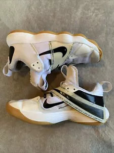 Nike React Hyperset Womens Volleyball Shoes White Black CI2956-100 Size 9.5 - Picture 1 of 10