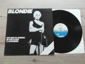 BLONDIE-RIP HER TO SHREDS-1st UK PRESS-A1B1-3TRACK 12"45rpm SINGLE-EX-VG+ 1977 - Picture 1 of 8