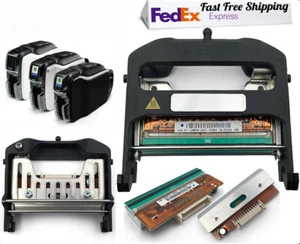 NEW P1094879-020 Print head w/ Bracket for Zebra ZC300 Thermal Card Printer - Picture 1 of 11