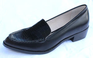 NUEVO SOL SANA MUJER DILLIAN SS LOAFTER NEGRO CON TOP COCODRILO NEGRO UE 39 / US 8 - Imagen 1 de 8