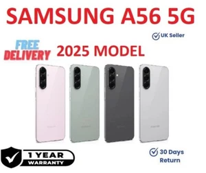Samsung Galaxy A56 5G 256GB + 8GB RAM Unlocked SMART PHONE 2025 Model - Picture 1 of 9