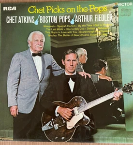 CHET ATKINS "Chet Picks On The Pops" mit Boston Pops Orch. Feidler. SF 8064. Ex - Bild 1 von 4