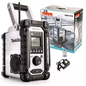  MAKITA DMR107 JOBSITE RADIO AM/FM COMPATIBLE WITH LXT & CXT BATTERIES BODY ONLY - Picture 1 of 1