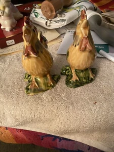 Wilson  Sonoma rooster salt and pepper shakers so pretty - Picture 1 of 5