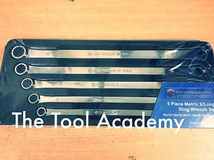 Britool Hallmark Extra Long Flat Ring Spanner Wrench Set 10-22mm - Picture 1 of 5