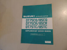 1990 Suzuki DT 175 85 KM Instrukcja warsztatowa Uzupełnienie (zeszyt) Service manual add.
