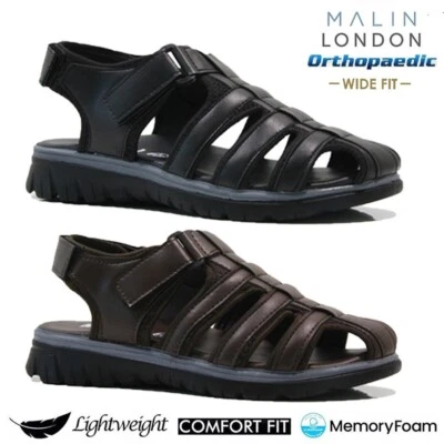 MALIN LONDON HERREN WANDER SANDALEN WANDERN TREKKING SOMMER URLAUB STRAND PANTOLETTEN SPORTSCHUHE