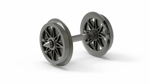 Hornby R8100 Split Spoked Wheels 12.6mm (pk10) OO Gauge - Image 1 of 1